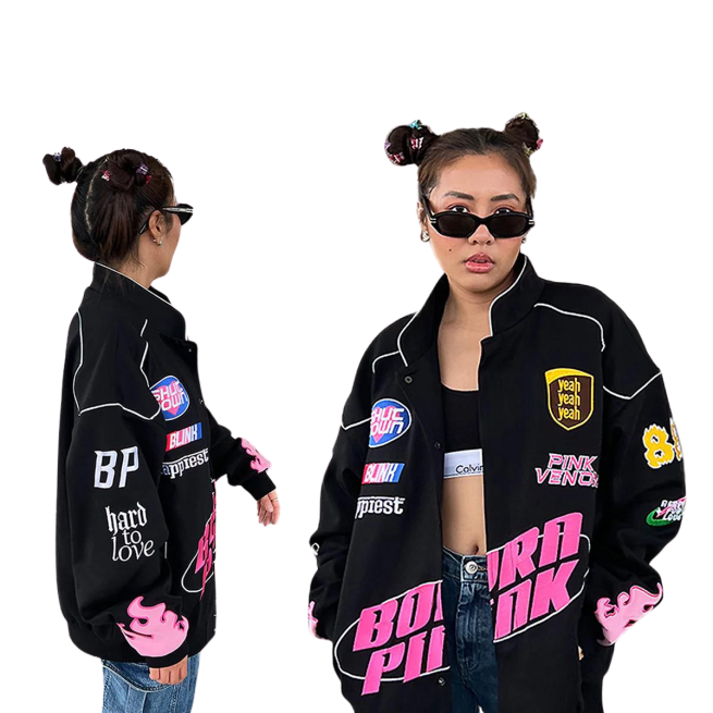 Born Pink Racer Jacket Jacket Fever born-pink-racer-jacket-jacket-fever